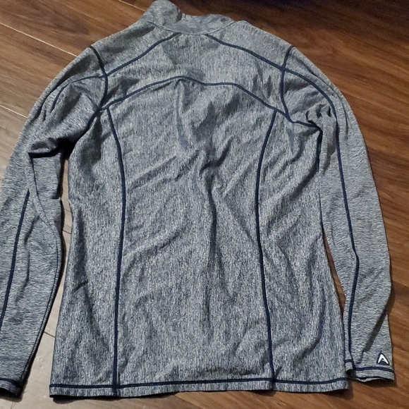 Antigua Heathered Navy Seattle Seahawks Pullover - Picture 4 of 7